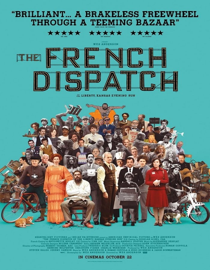 ดูหนังออนไลน์ฟรี The French Dispatch (2021) ก๊วนข่าวหัวเห็ด